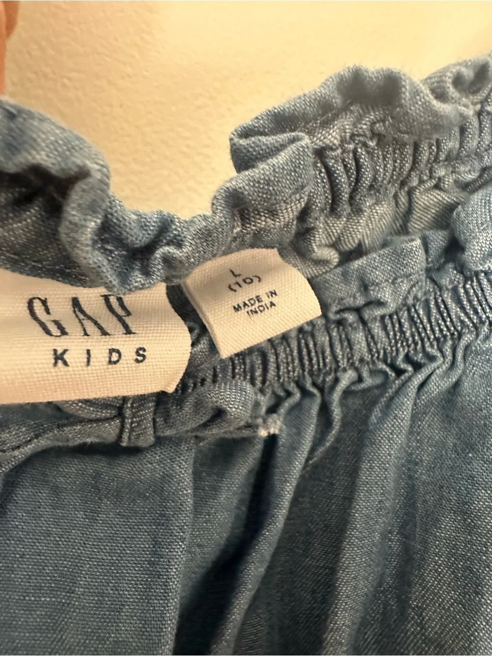 GAP Kids Light Blue Chambray Dress